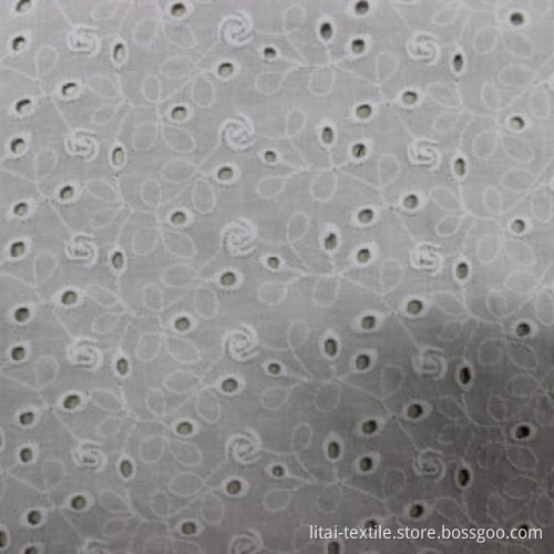 Cotton Embroidered Fabric, 51-inch Width
